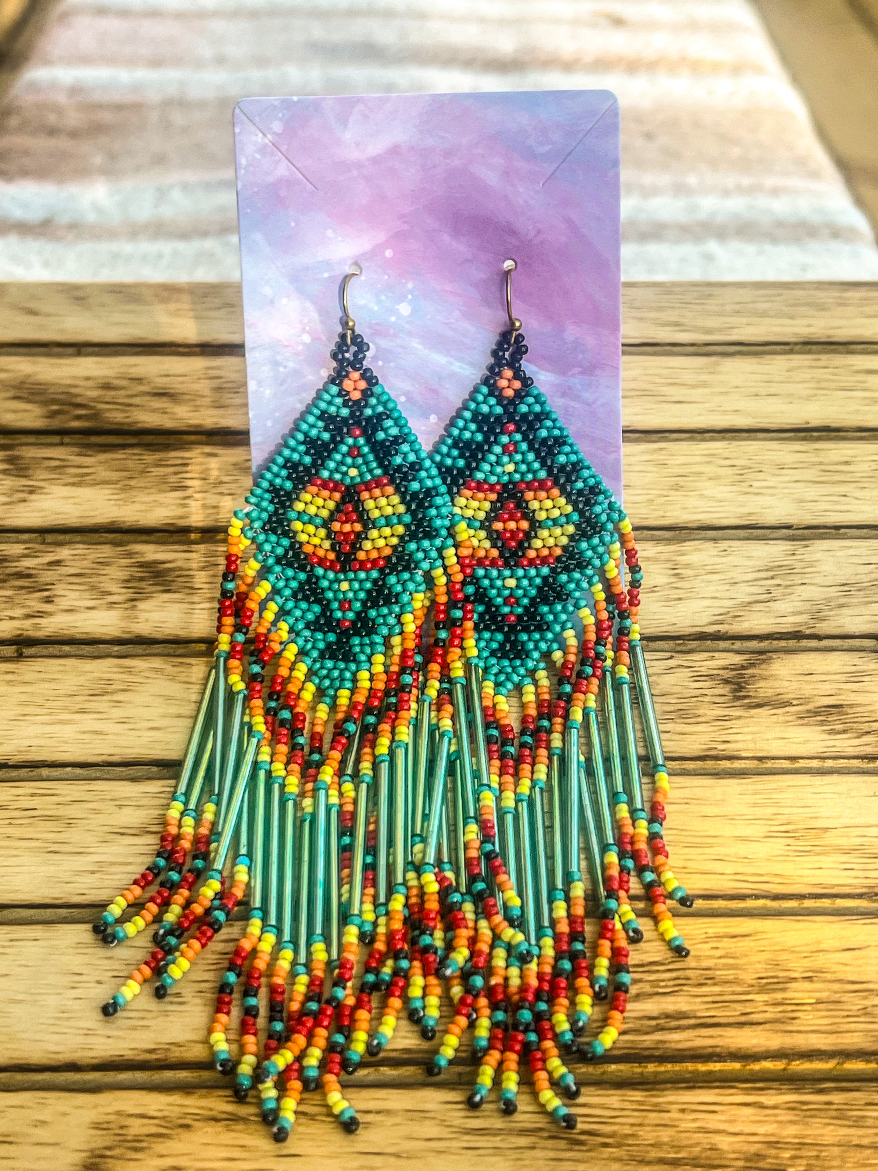 Handmade Beaded Turquoise