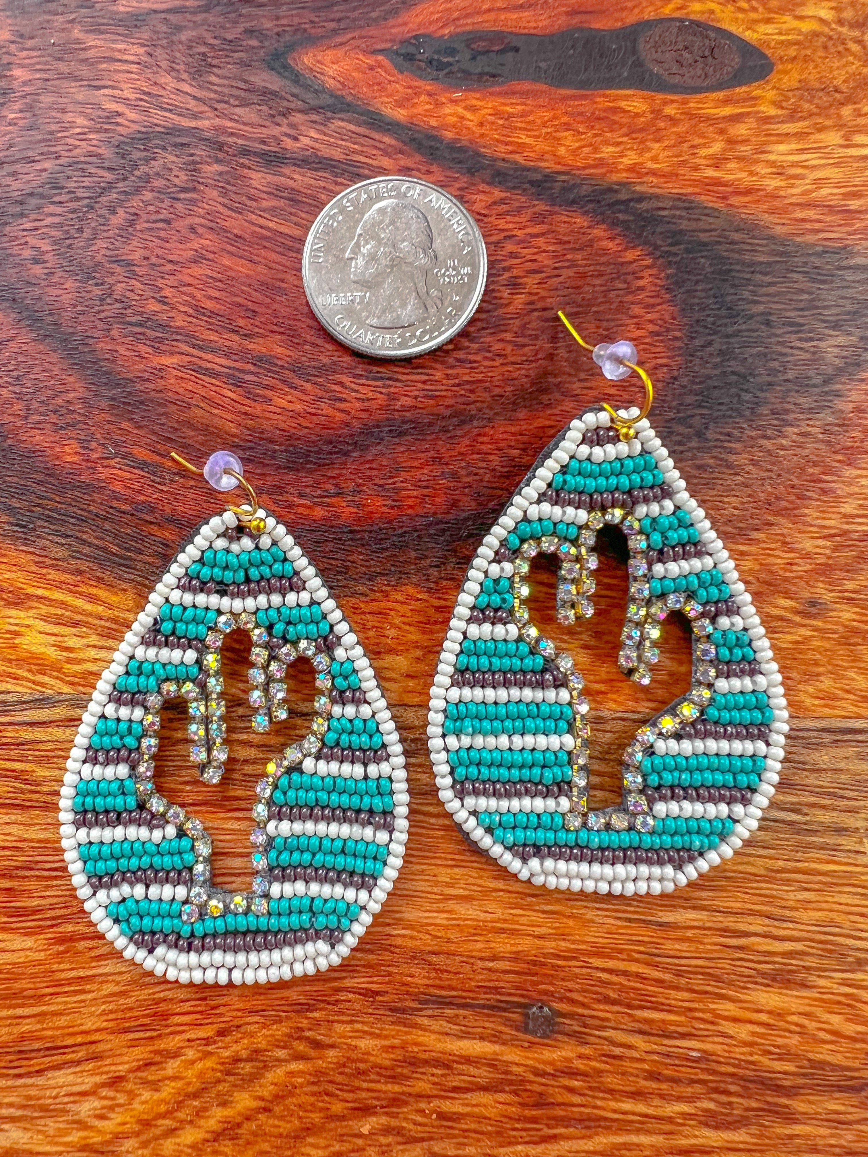 Handmade Beaded Cactus